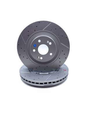 Chery Tiggo 4/4pro/5/Omoda C5 2WD. Передние перфорированные тормозные диски DZK21933. 204000081AA/204006709AA - Миниатюра 1
